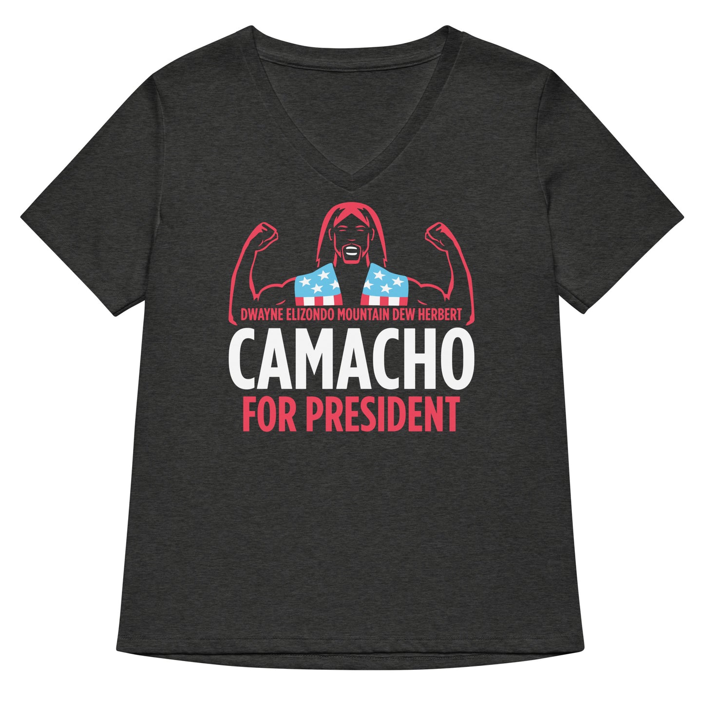 Camacho For President Women's V-Neck Tee