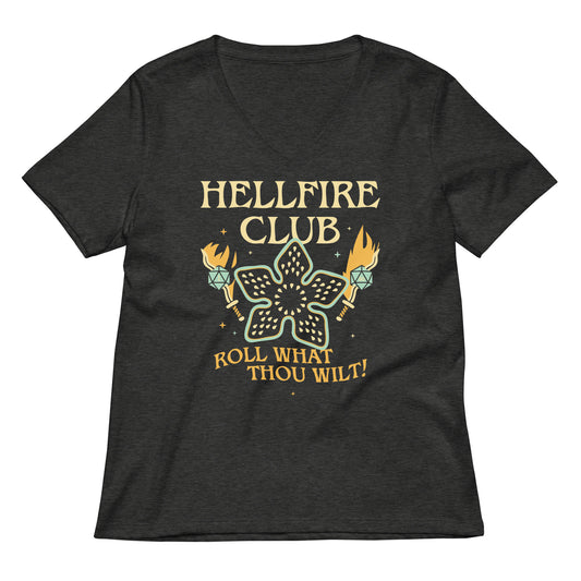 Hellfire Club Women's V-Neck Tee