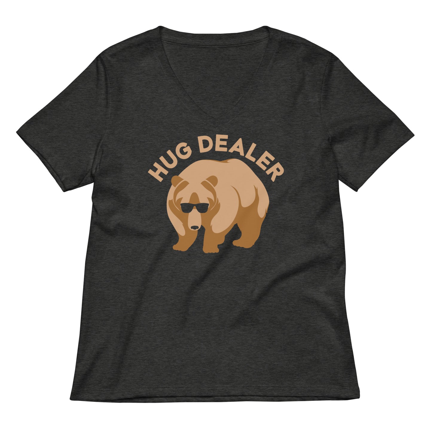 Hug Dealer Women's V-Neck Tee