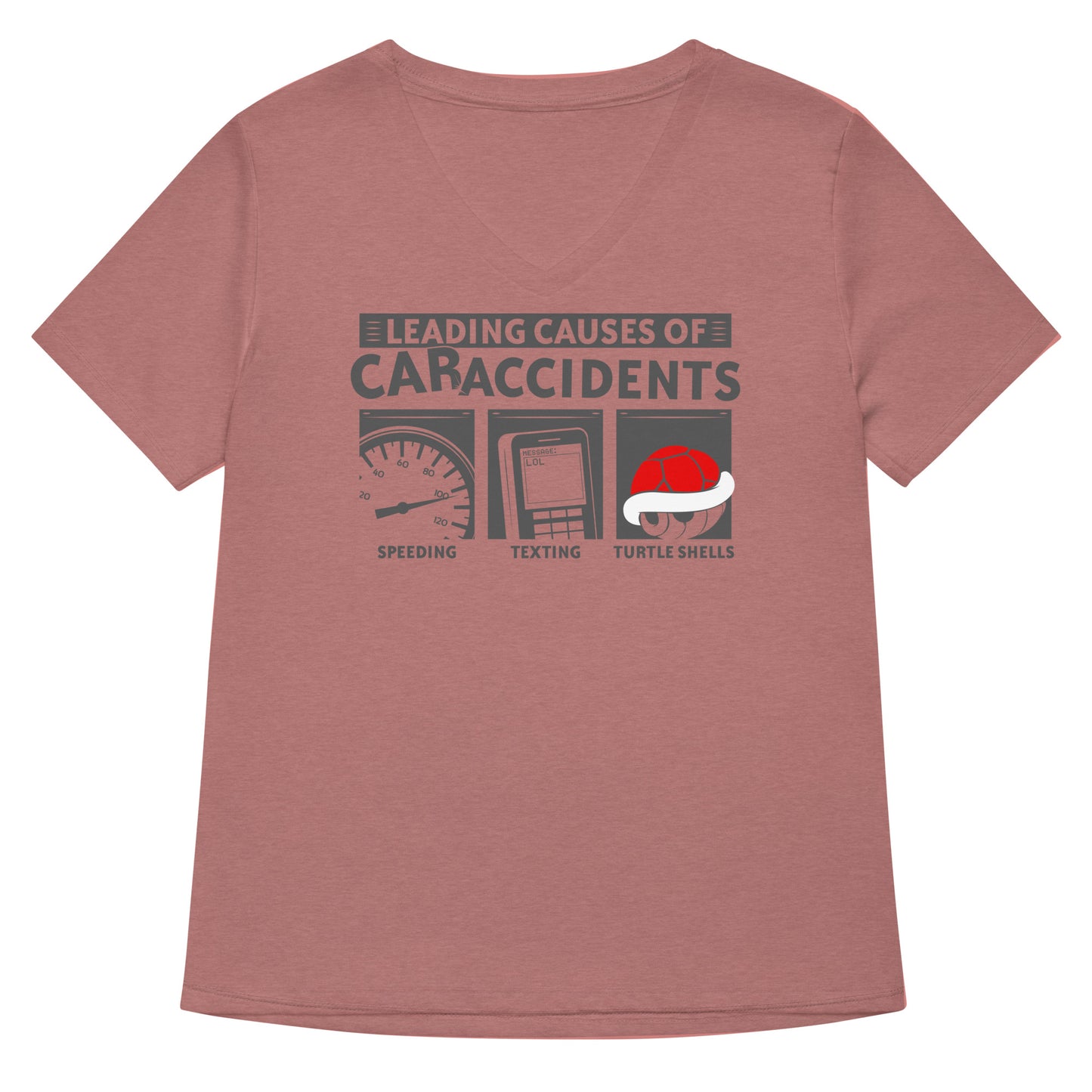 Leading Causes of Accidents Women's V-Neck Tee