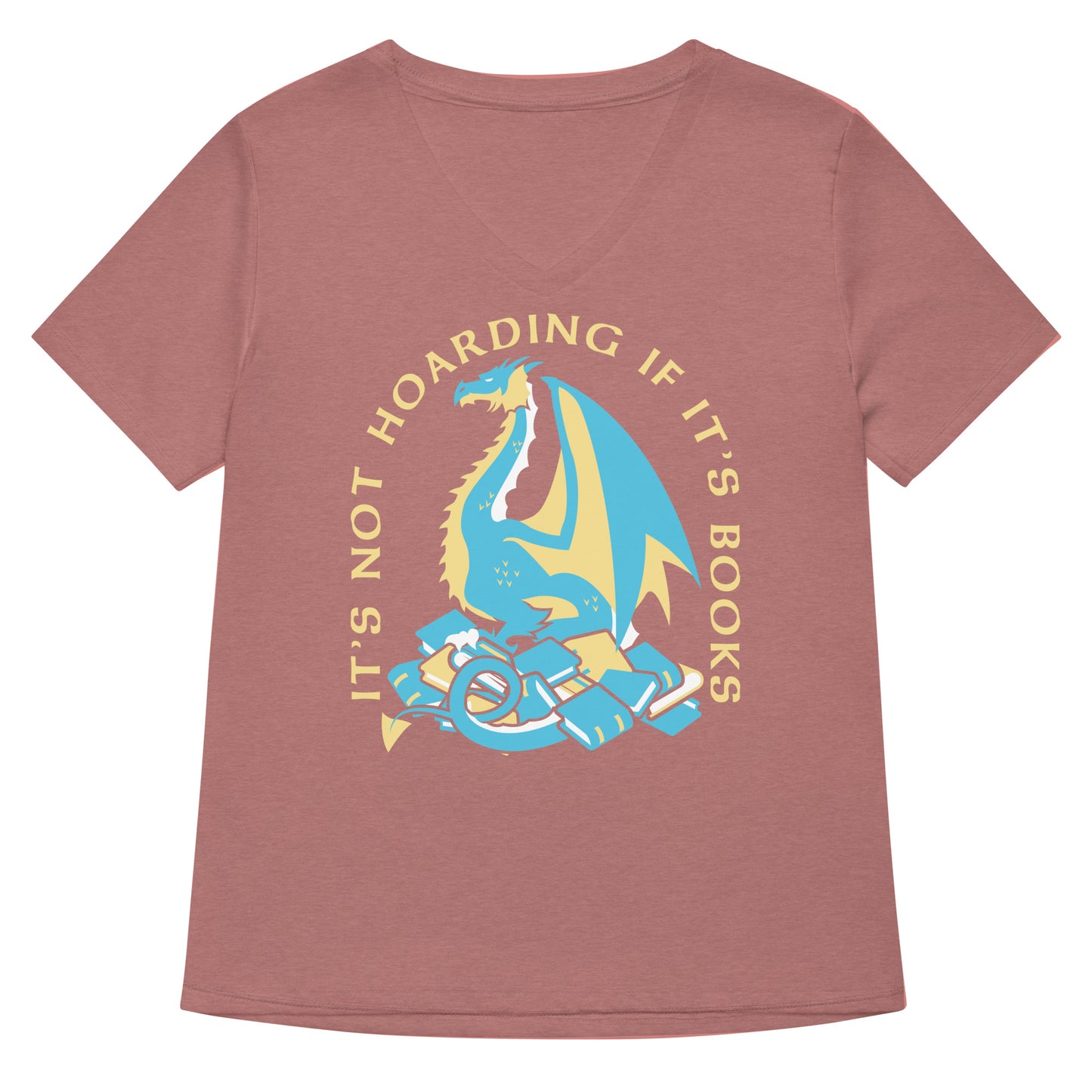 It's Not Hoarding If It's Books Women's V-Neck Tee