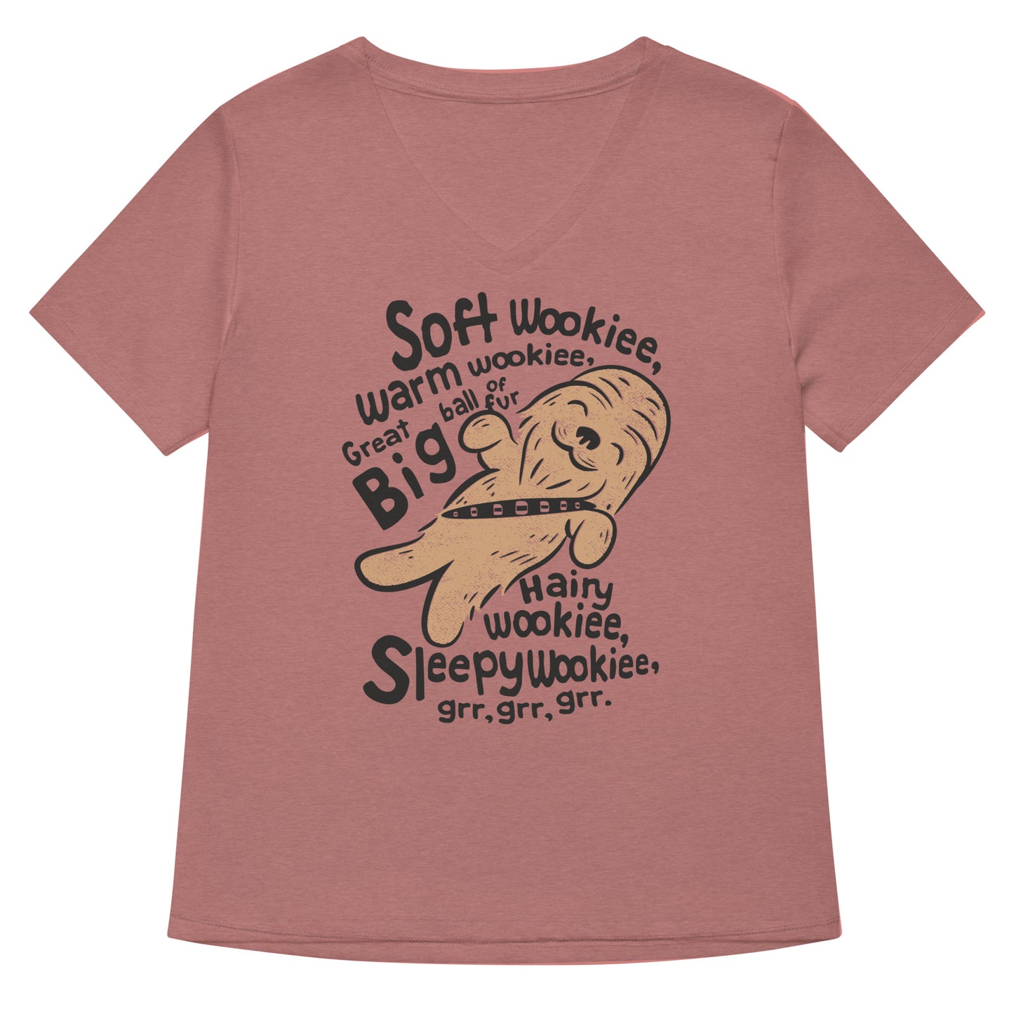 Soft Wookiee, Warm Wookiee Women's V-Neck Tee