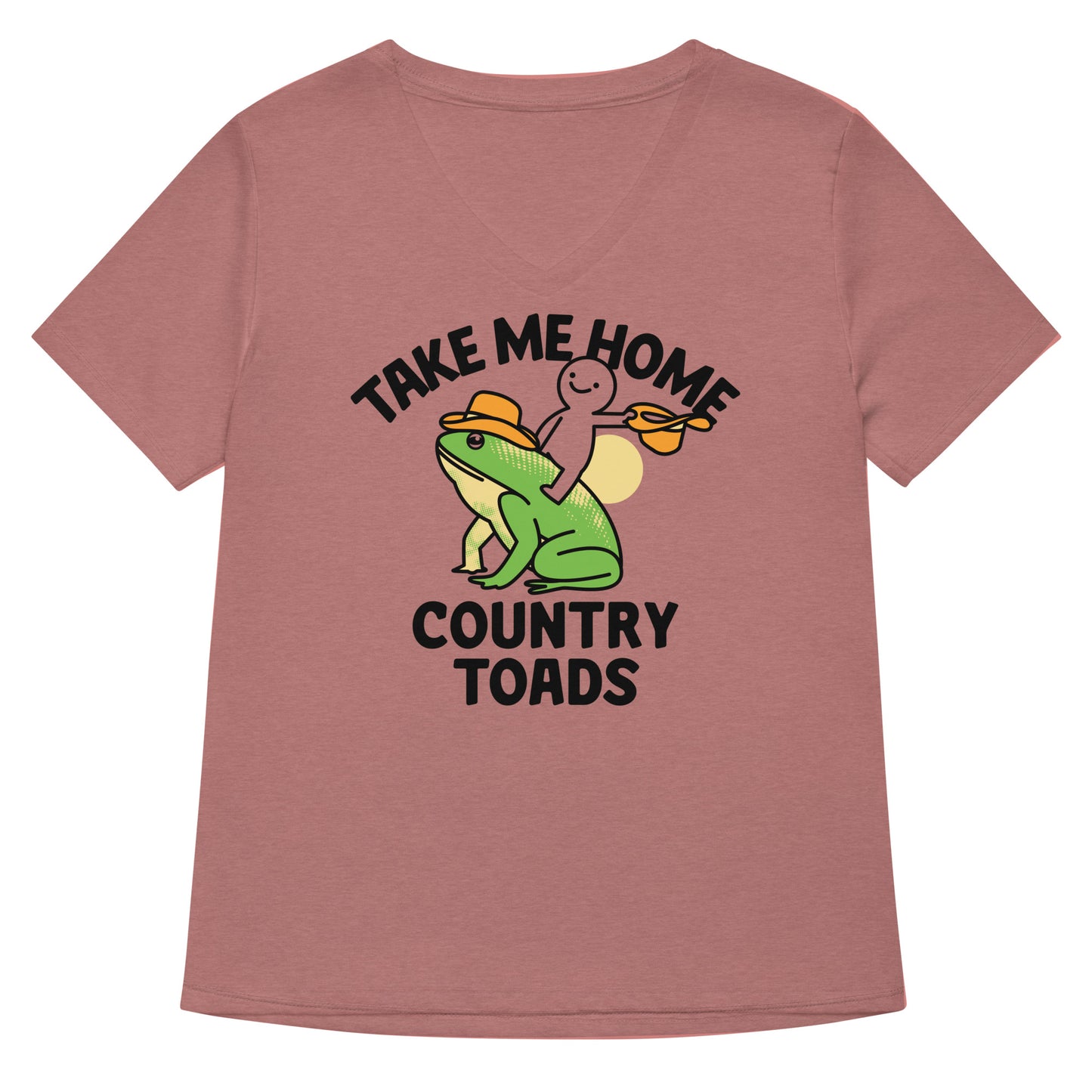 Take Me Home Country Toads Women's V-Neck Tee