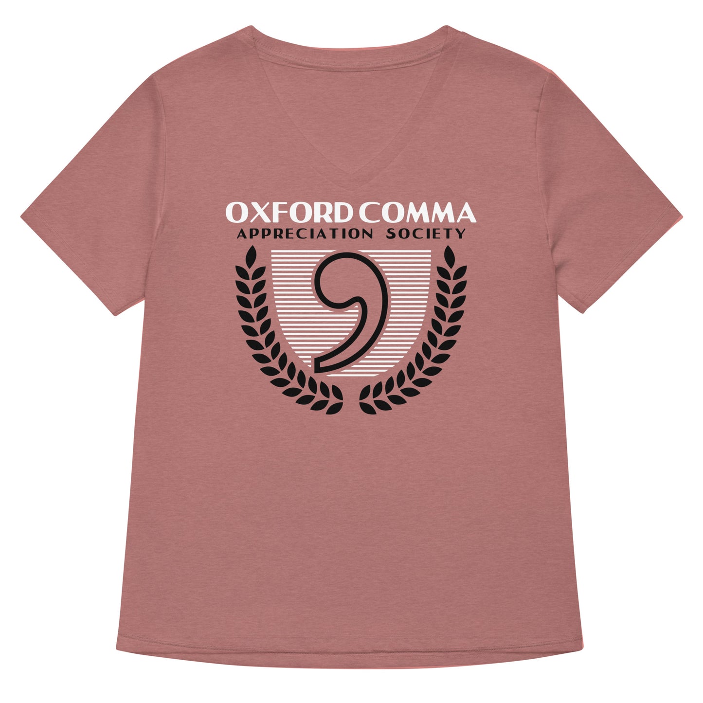 Oxford Comma Appreciation Society Women's V-Neck Tee