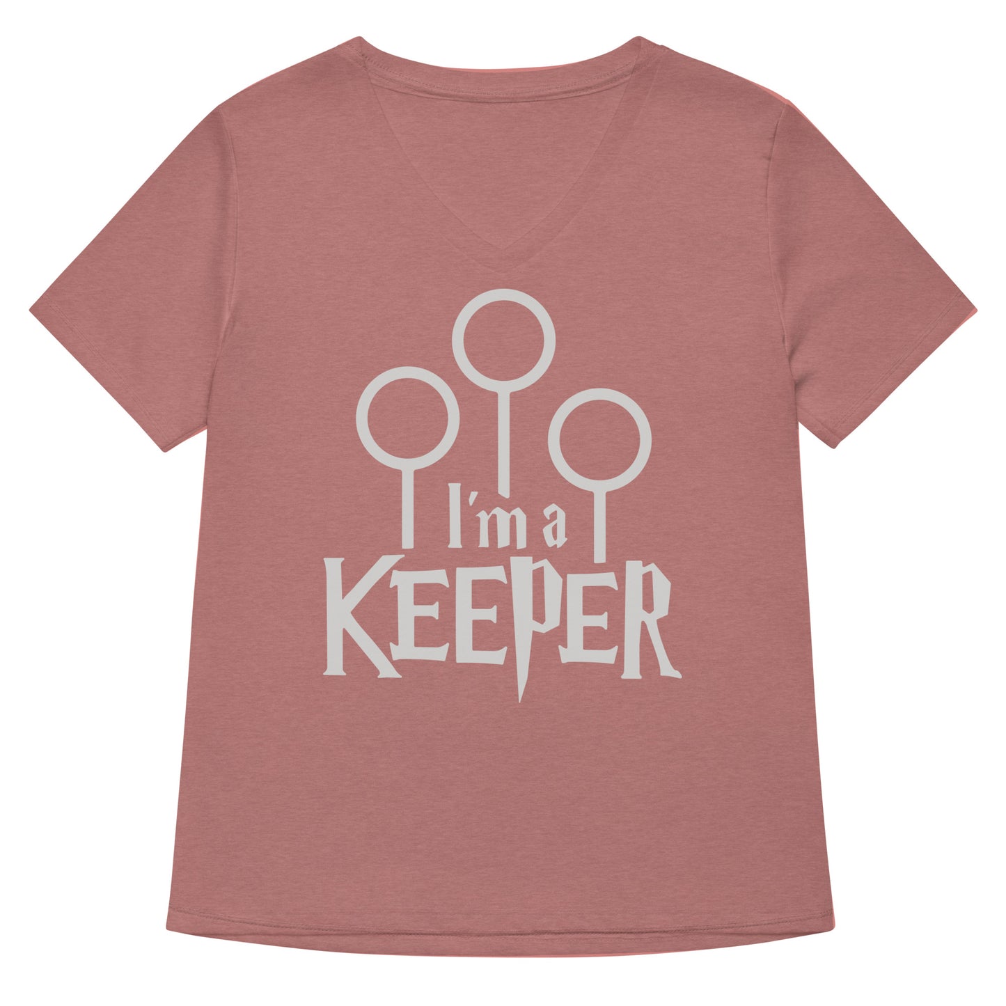 I'm A Keeper Women's V-Neck Tee