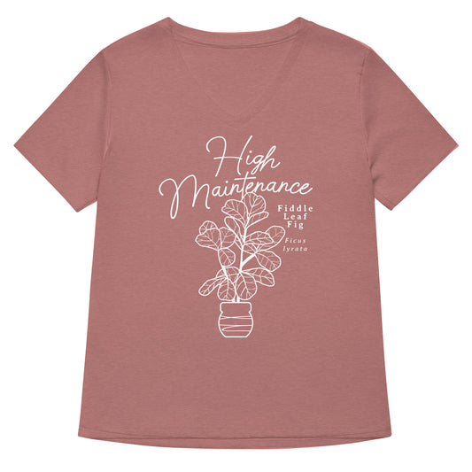 High Maintenance Women's V-Neck Tee