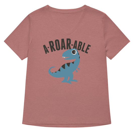 A-Roar-Able Women's V-Neck Tee