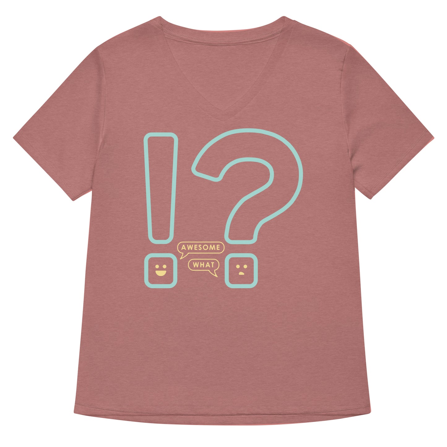 Awesome! What? Women's V-Neck Tee