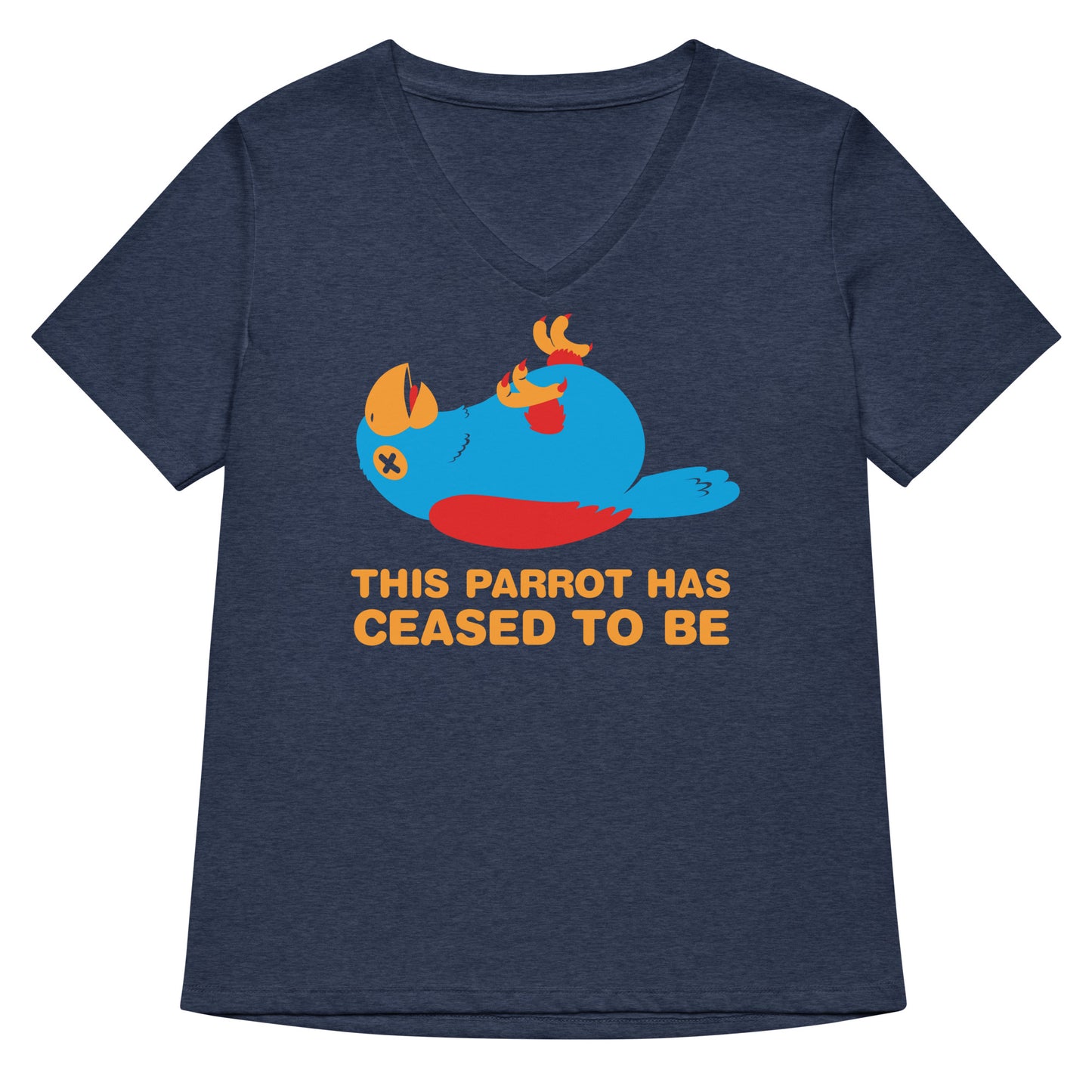 This Parrot Has Ceased To Be Women's V-Neck Tee