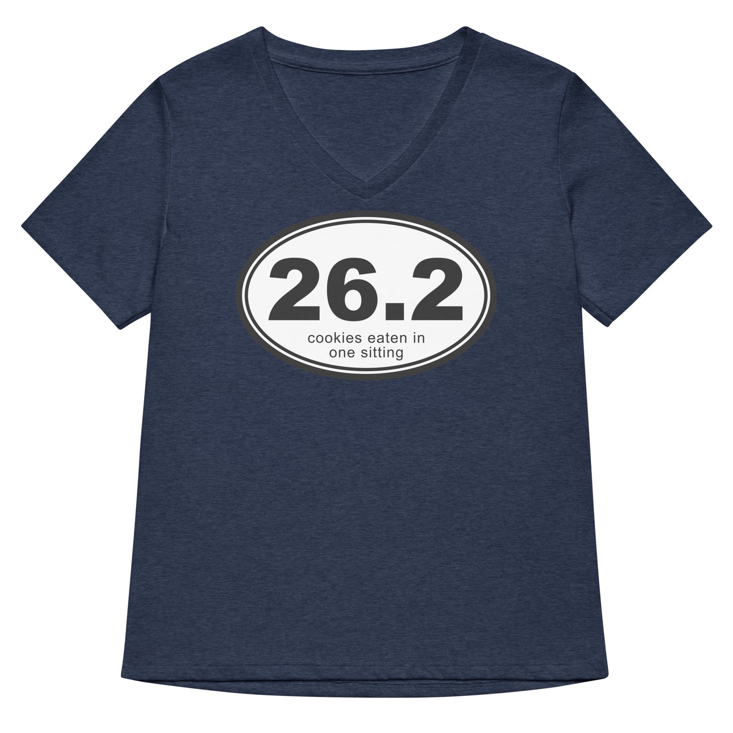 26.2 Cookies Eaten In One Sitting Women's V-Neck Tee