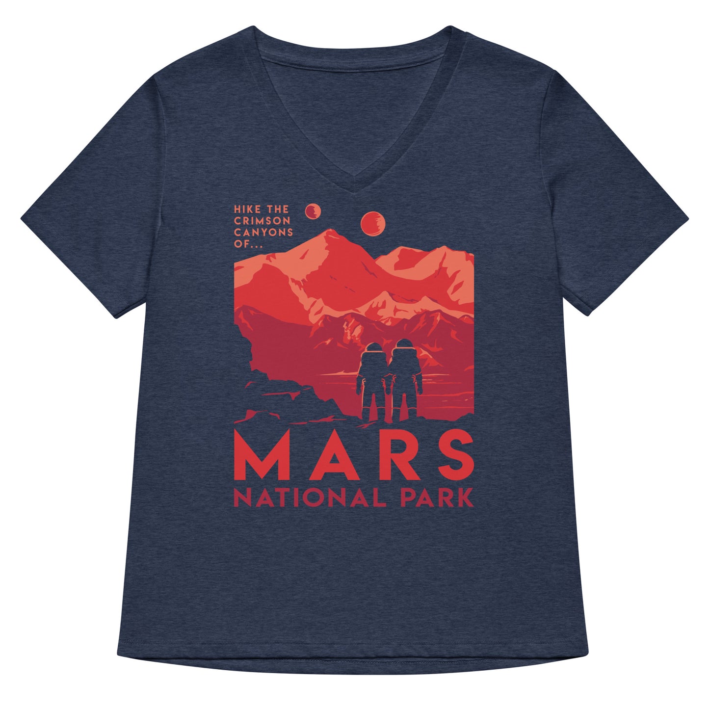 Mars National Park Women's V-Neck Tee