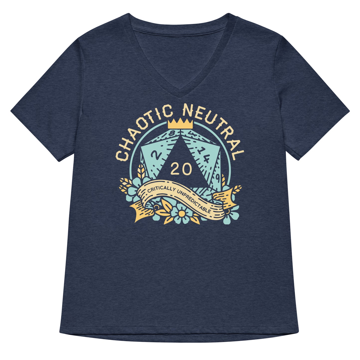 Chaotic Neutral Women's V-Neck Tee