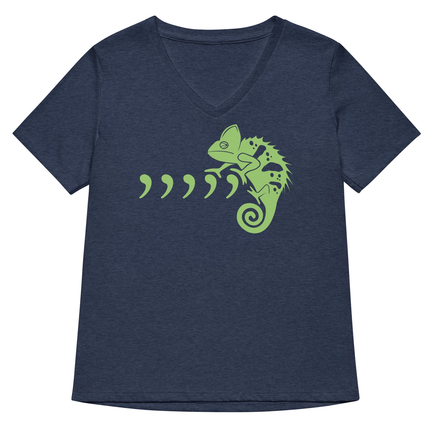 Comma Chameleon Women's V-Neck Tee