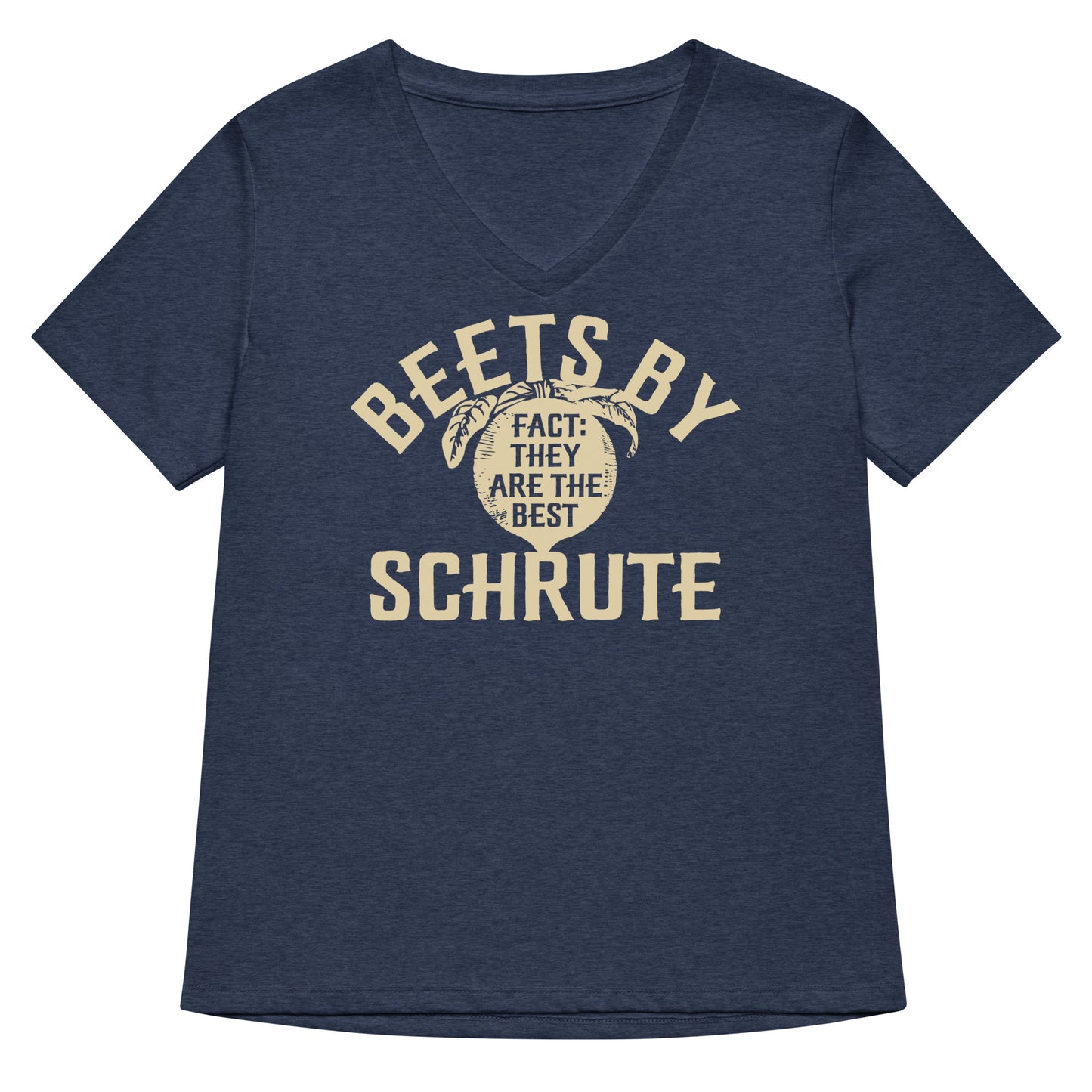 Beets By Schrute Women's V-Neck Tee