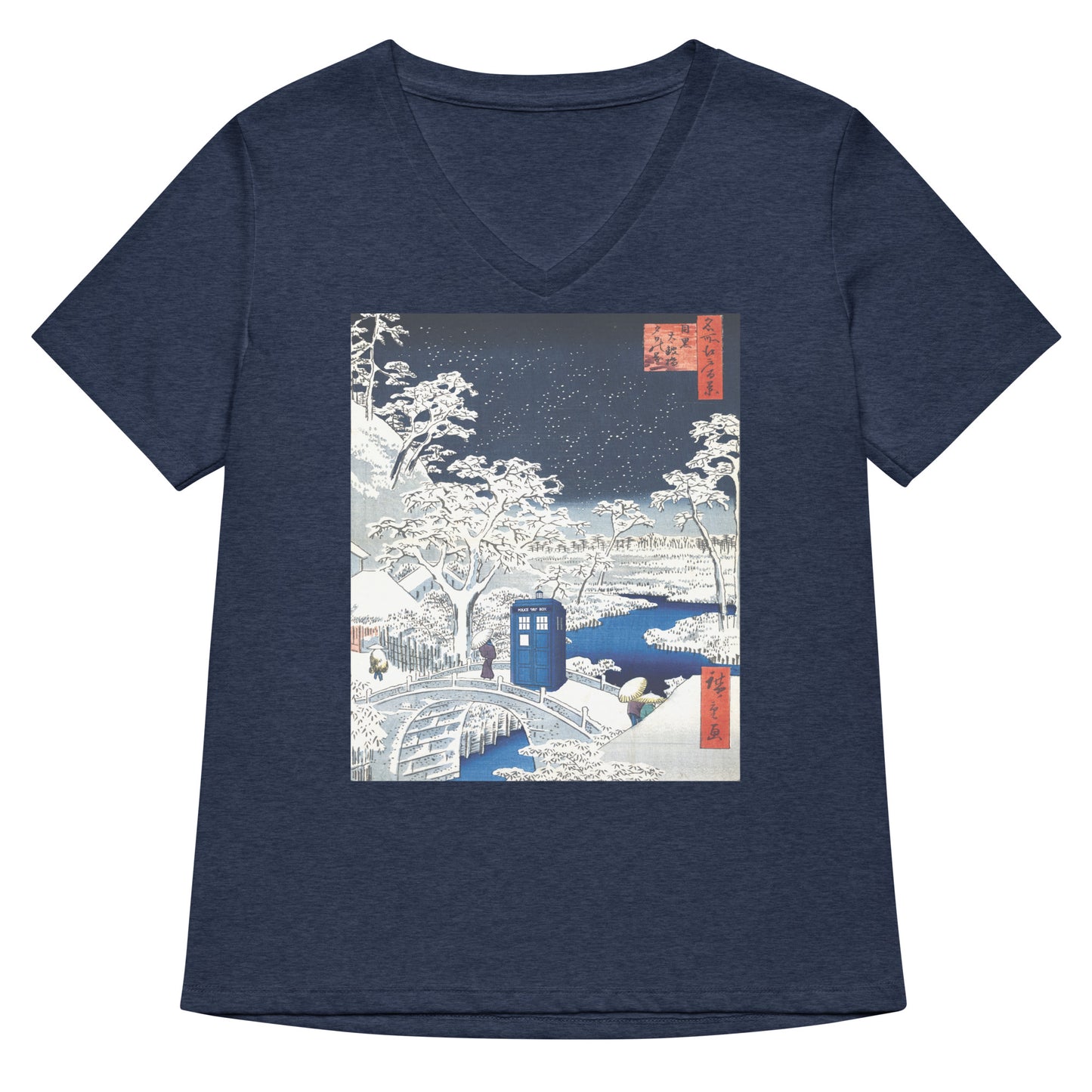 Snow Bridge Women's V-Neck Tee