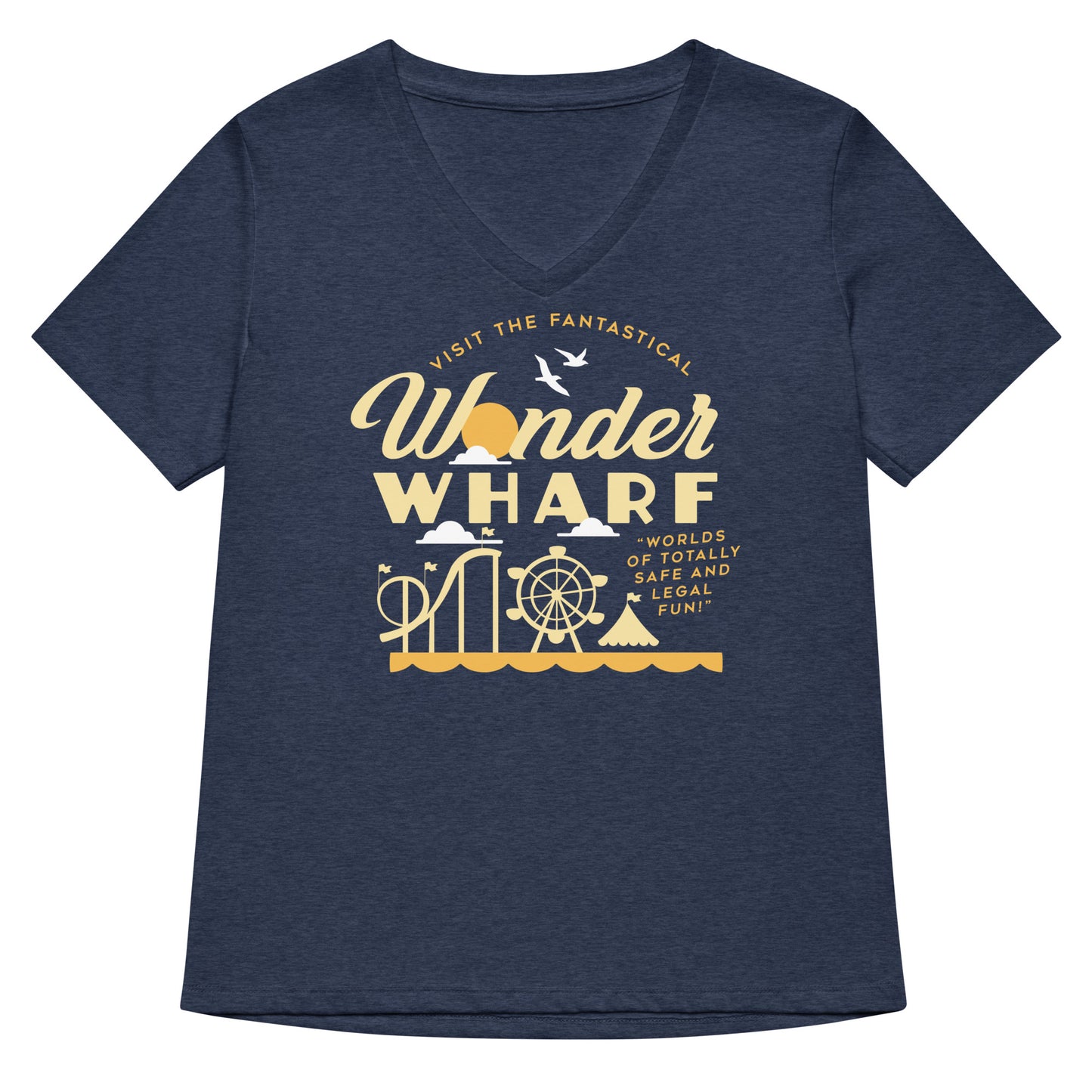 Wonder Wharf Women's V-Neck Tee