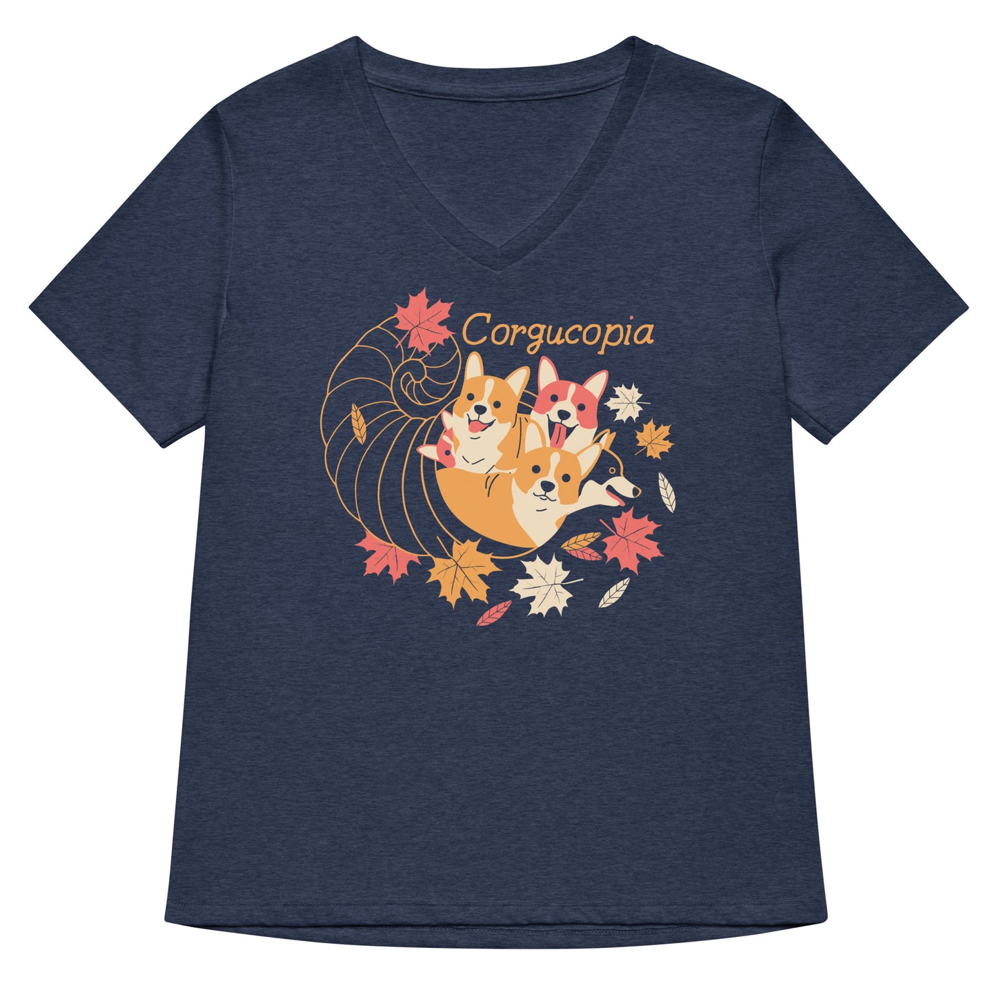 Corgucopia Women's V-Neck Tee