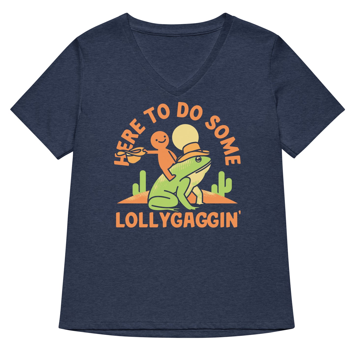 Here To Do Some Lollygaggin Women's V-Neck Tee