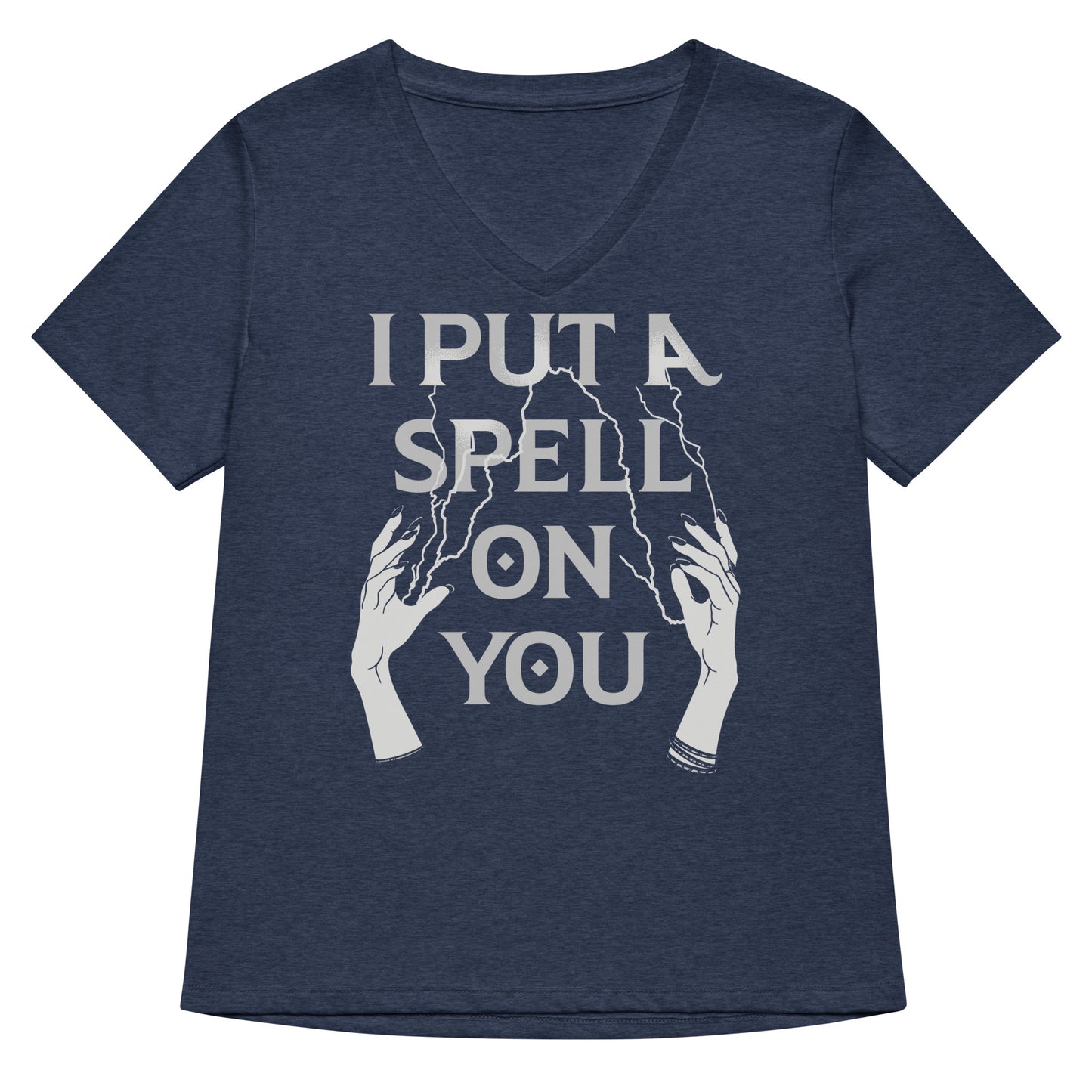 I Put A Spell On You Women's V-Neck Tee