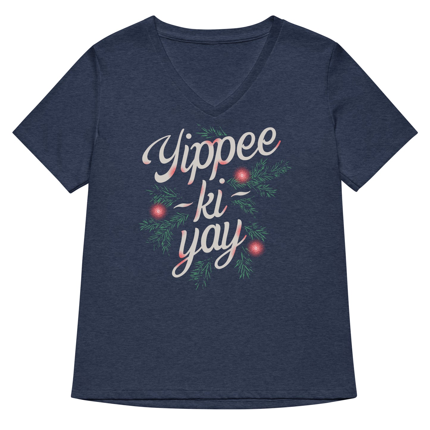 Yippee-Ki-Yay Women's V-Neck Tee