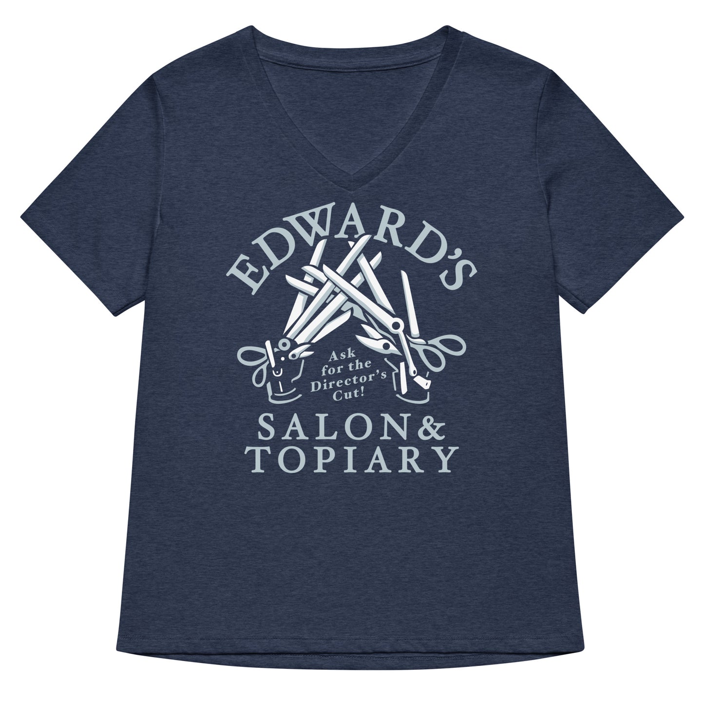 Edward's Salon and Topiary Women's V-Neck Tee