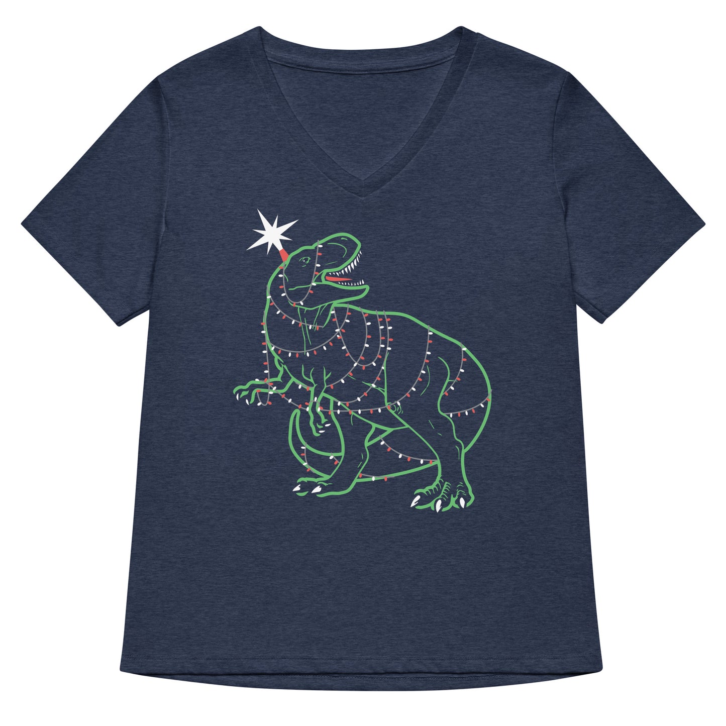 Tree Rex Women's V-Neck Tee