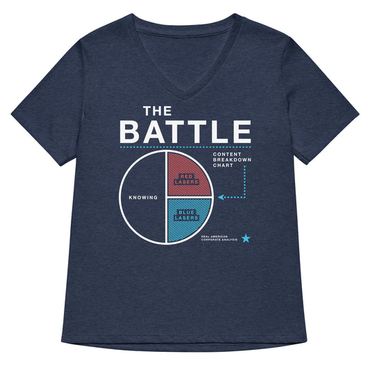 The Battle Women's V-Neck Tee