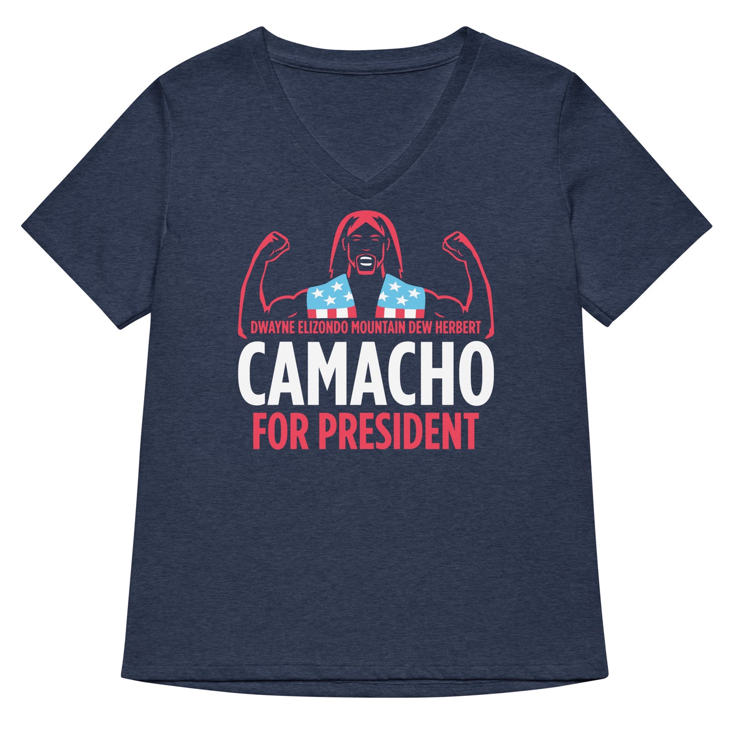 Camacho For President Women's V-Neck Tee