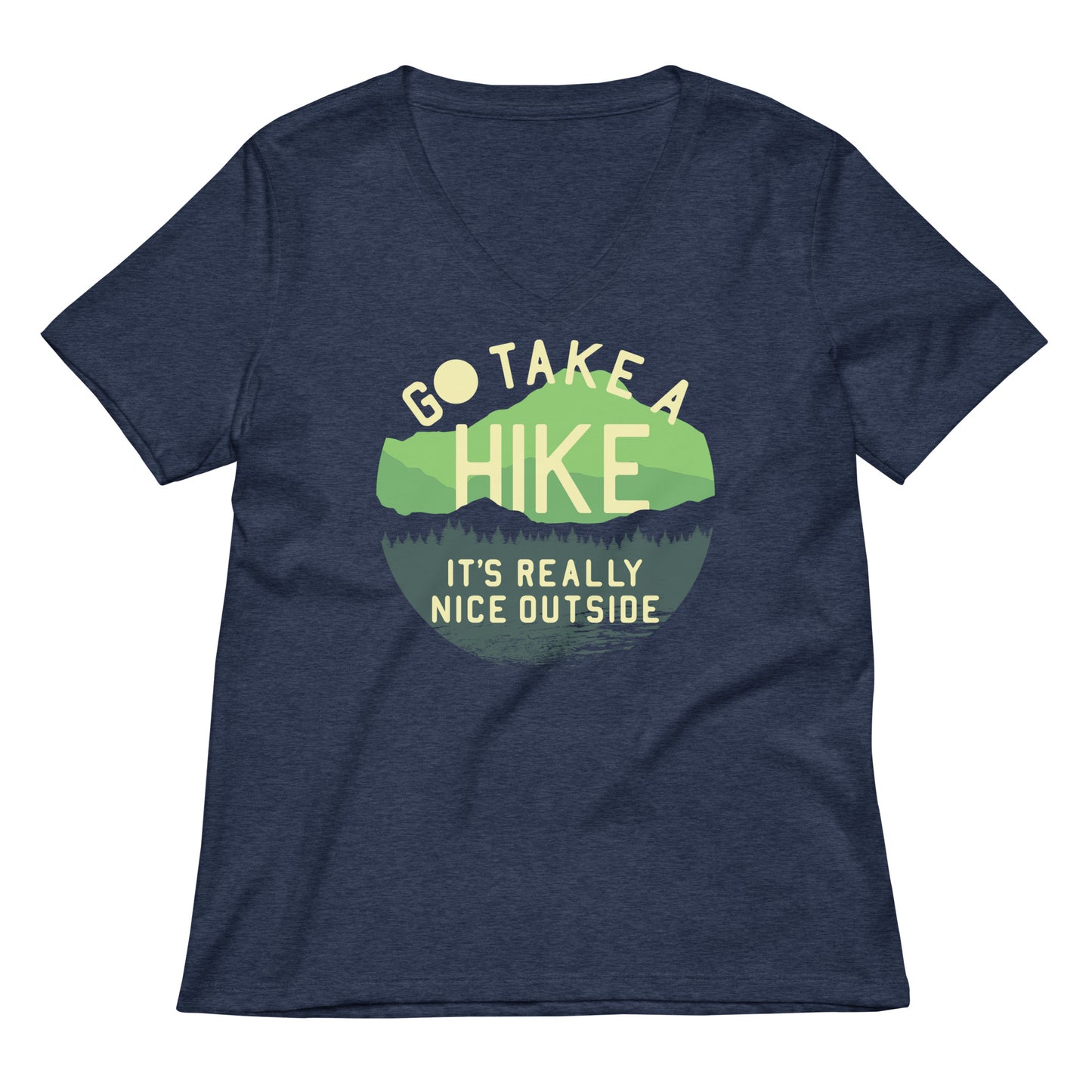 Go Take A Hike Women's V-Neck Tee