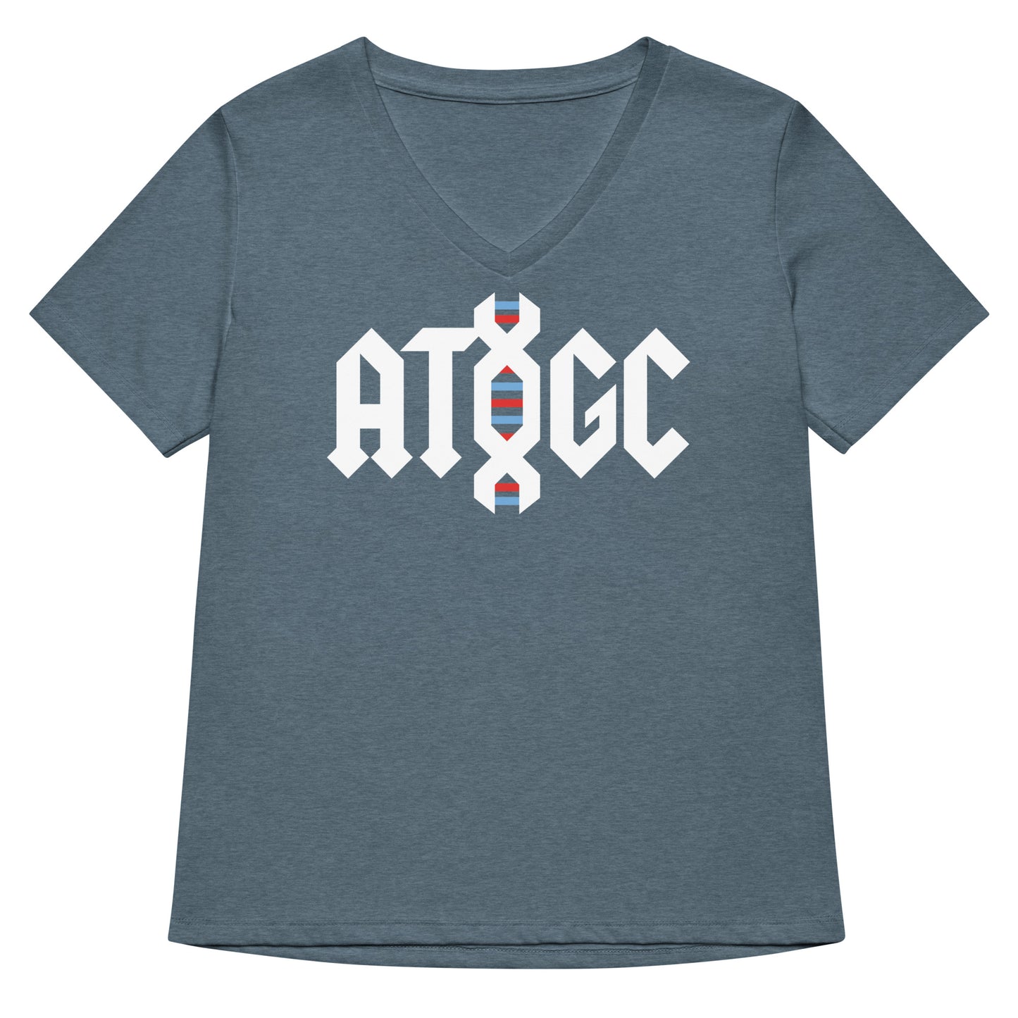 ATGC DNA Women's V-Neck Tee