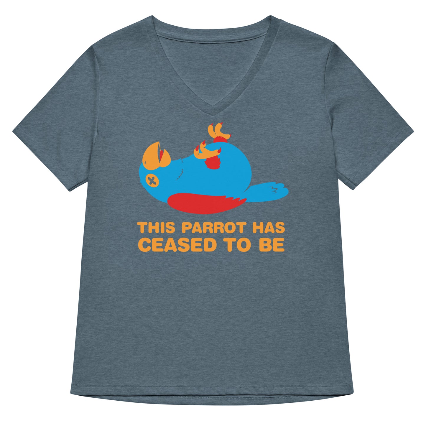 This Parrot Has Ceased To Be Women's V-Neck Tee