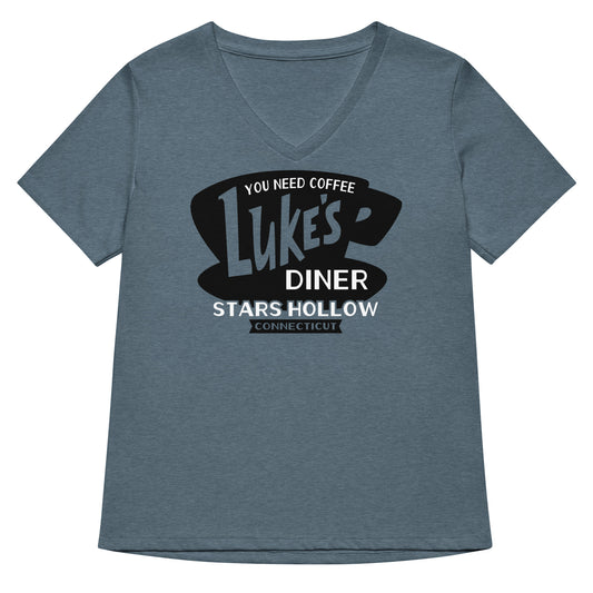 Luke's Diner Women's V-Neck Tee