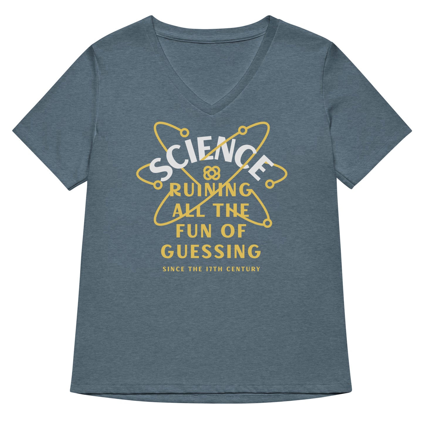 Science Ruining All The Fun Of Guessing Women's V-Neck Tee