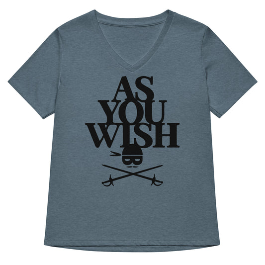 As You Wish Women's V-Neck Tee