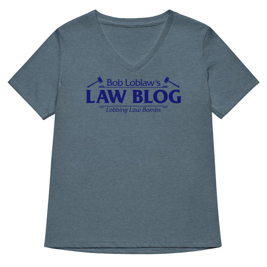 Bob Loblaw's Law Blog Women's V-Neck Tee