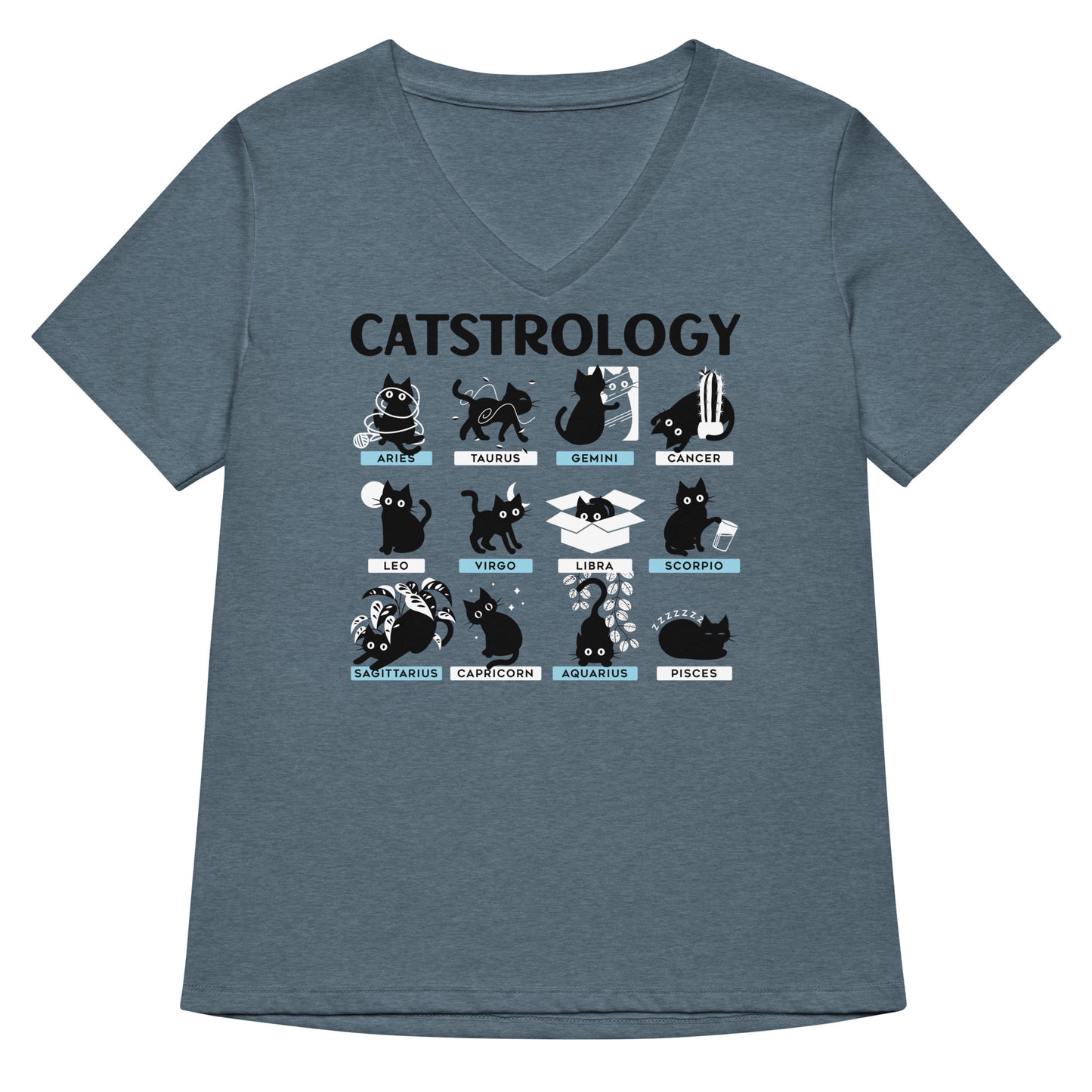 Catstrology Women's V-Neck Tee