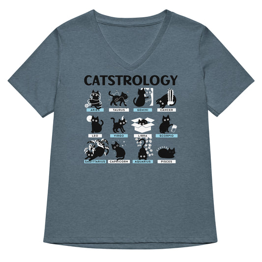 Catstrology Women's V-Neck Tee