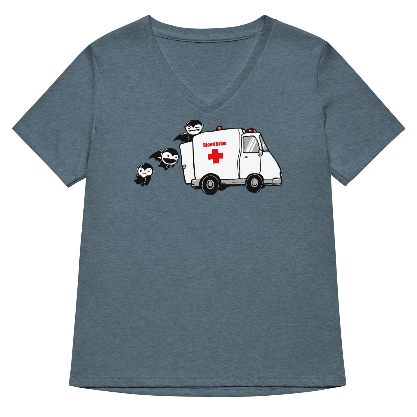 Blood Drive Vampires Women's V-Neck Tee