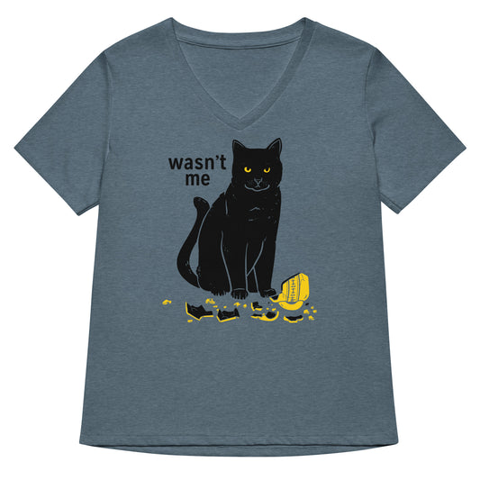 Wasn't Me Women's V-Neck Tee