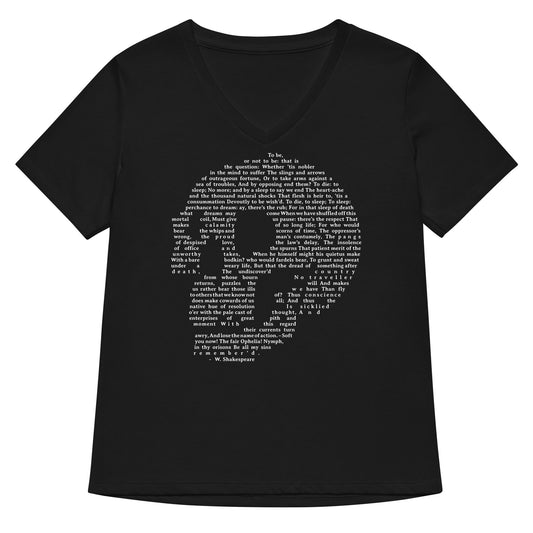 Hamlet Soliloquy Women's V-Neck Tee