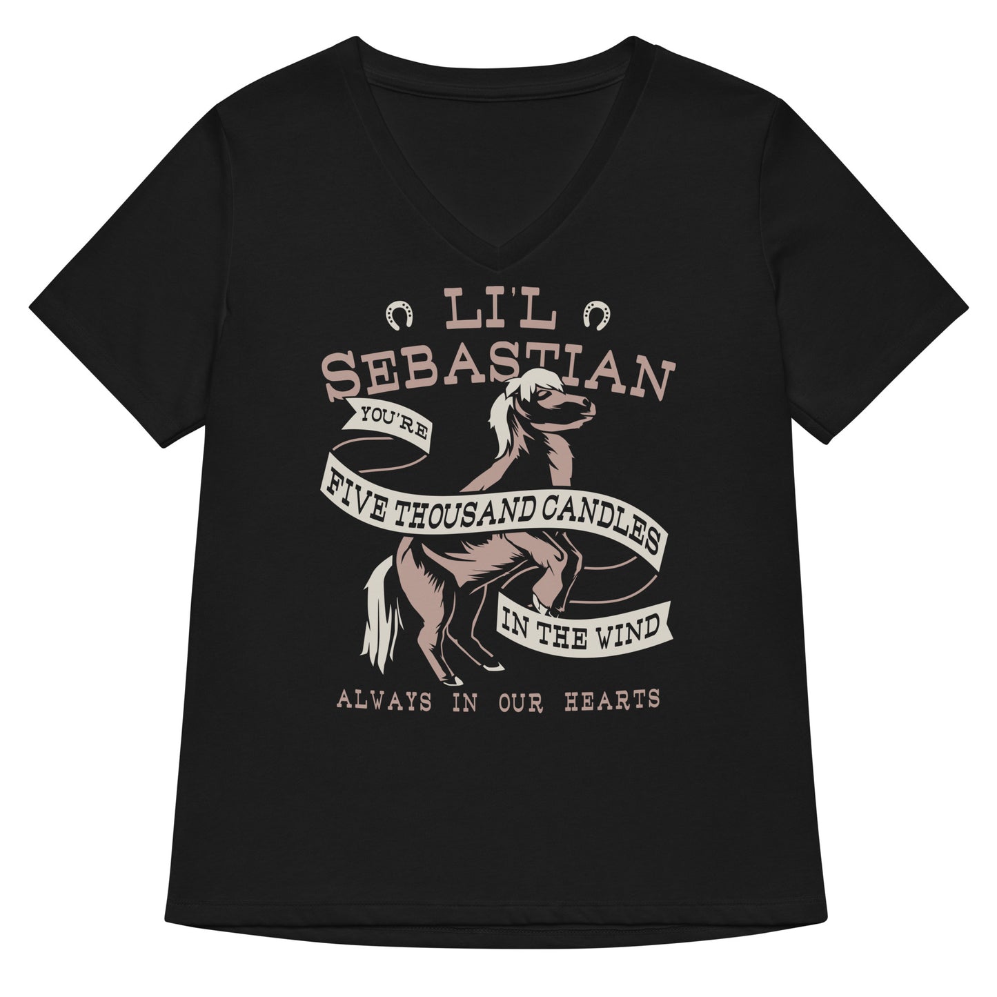 Li'l Sebastian Women's V-Neck Tee