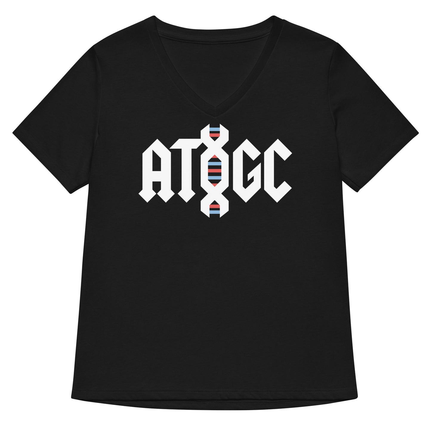 ATGC DNA Women's V-Neck Tee