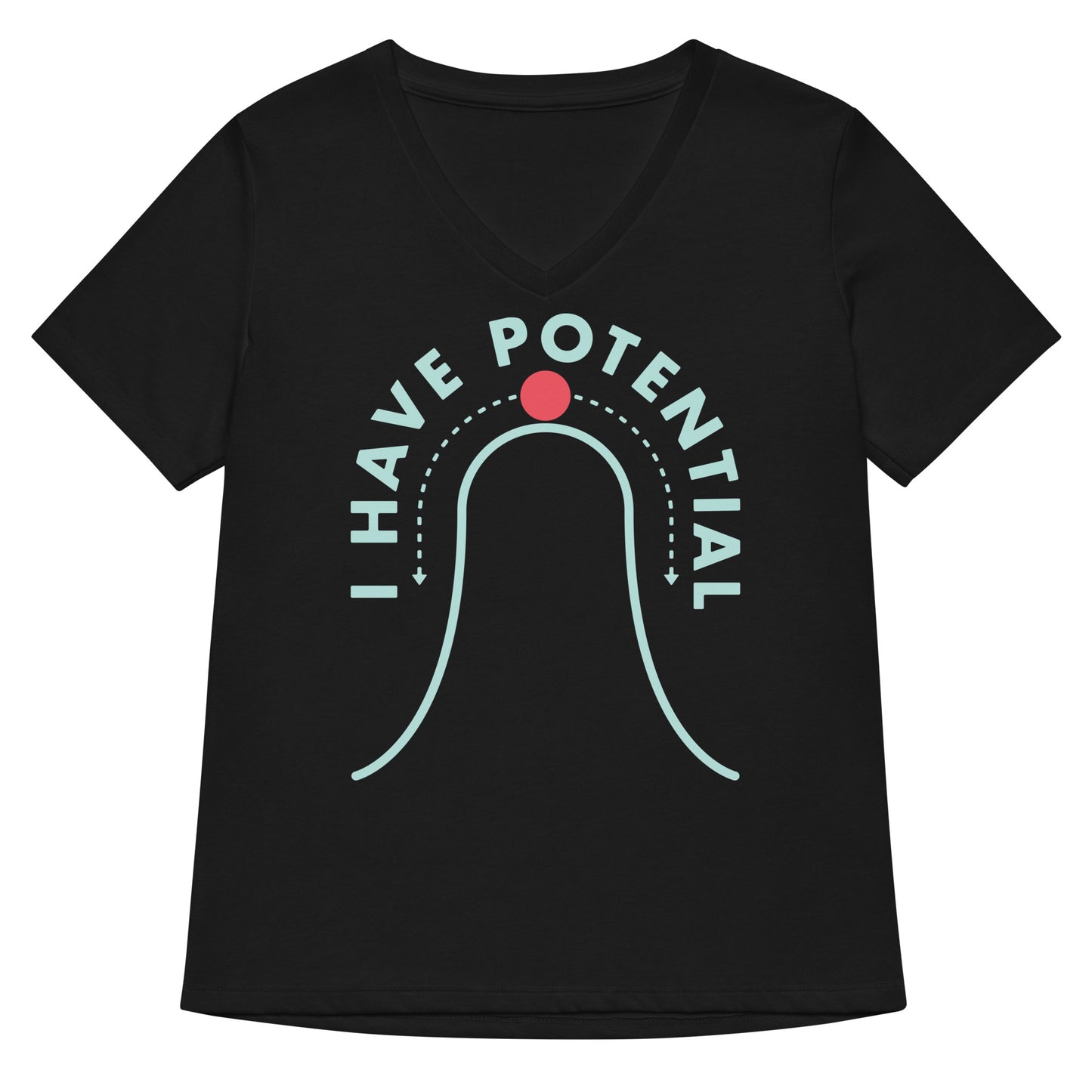 I Have Potential Women's V-Neck Tee