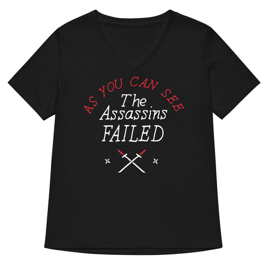 The Assassins Failed Women's V-Neck Tee