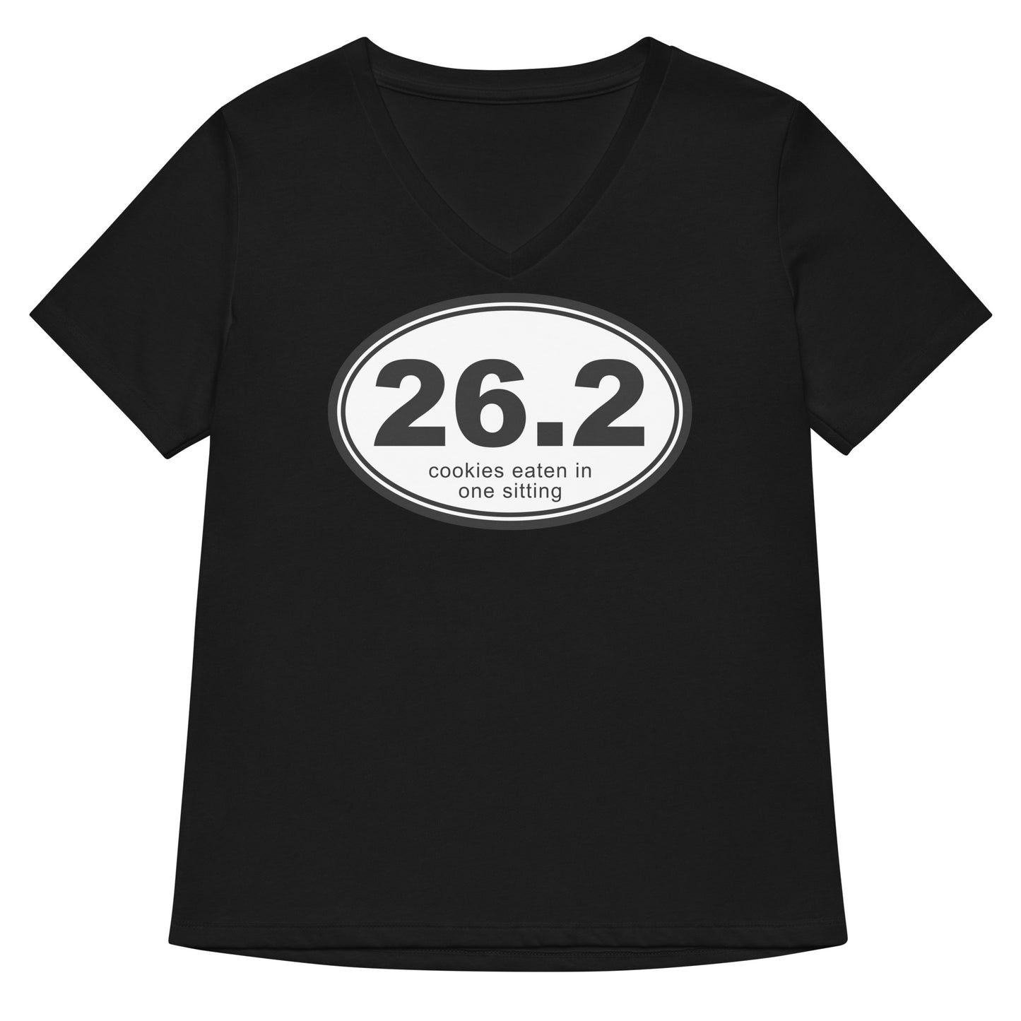 26.2 Cookies Eaten In One Sitting Women's V-Neck Tee