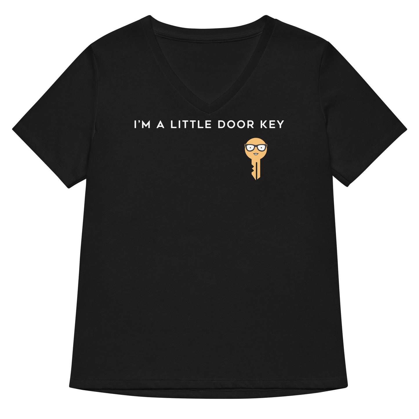 I'm A Little Door Key Women's V-Neck Tee