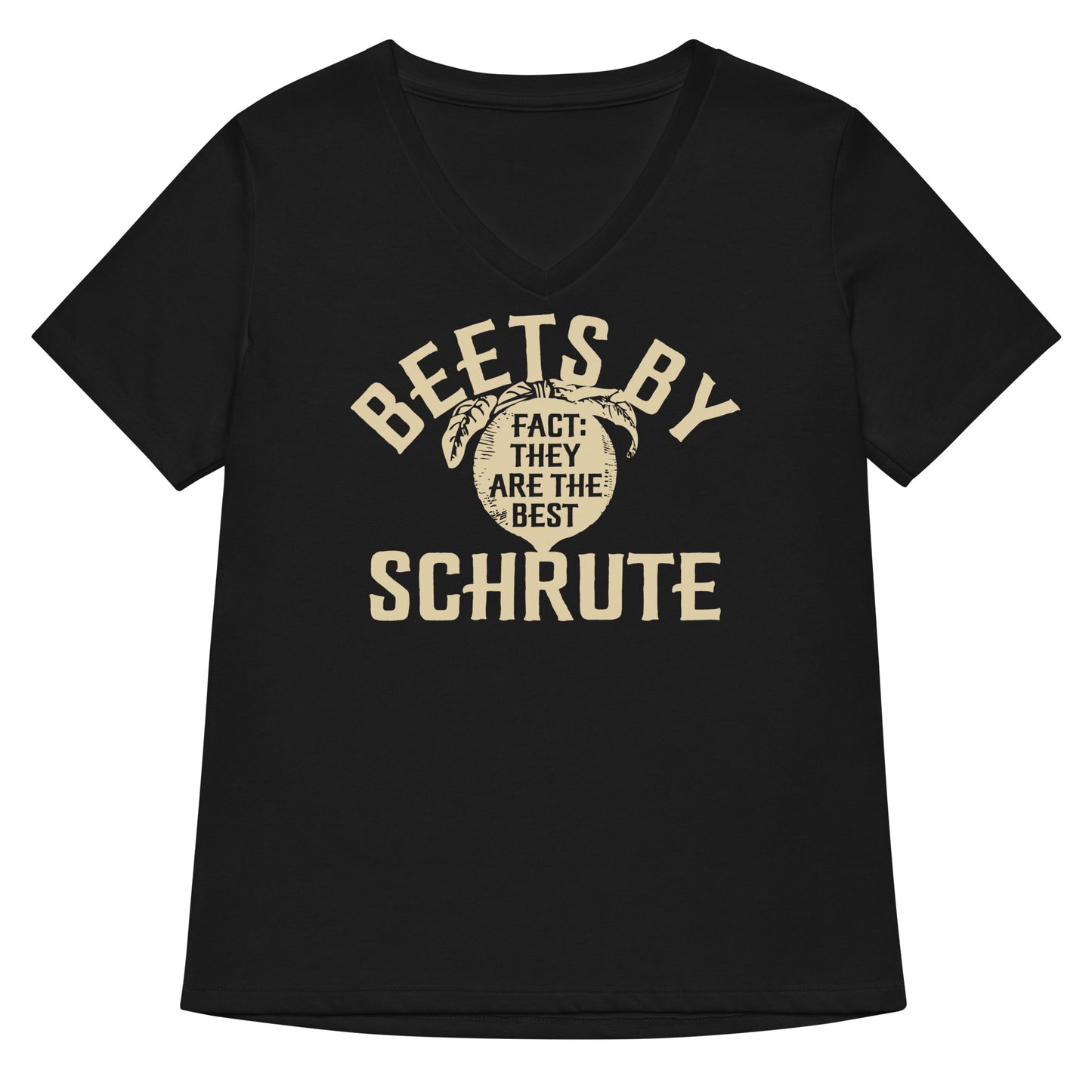 Beets By Schrute Women's V-Neck Tee