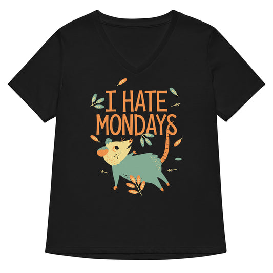 I Hate Mondays Women's V-Neck Tee