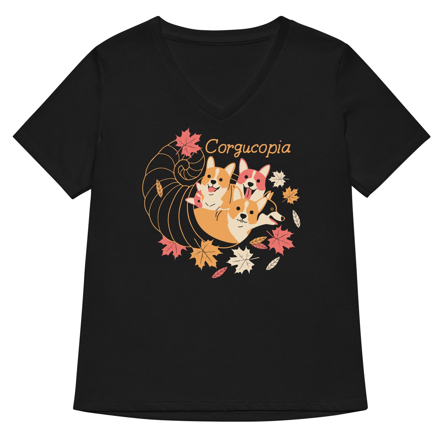 Corgucopia Women's V-Neck Tee