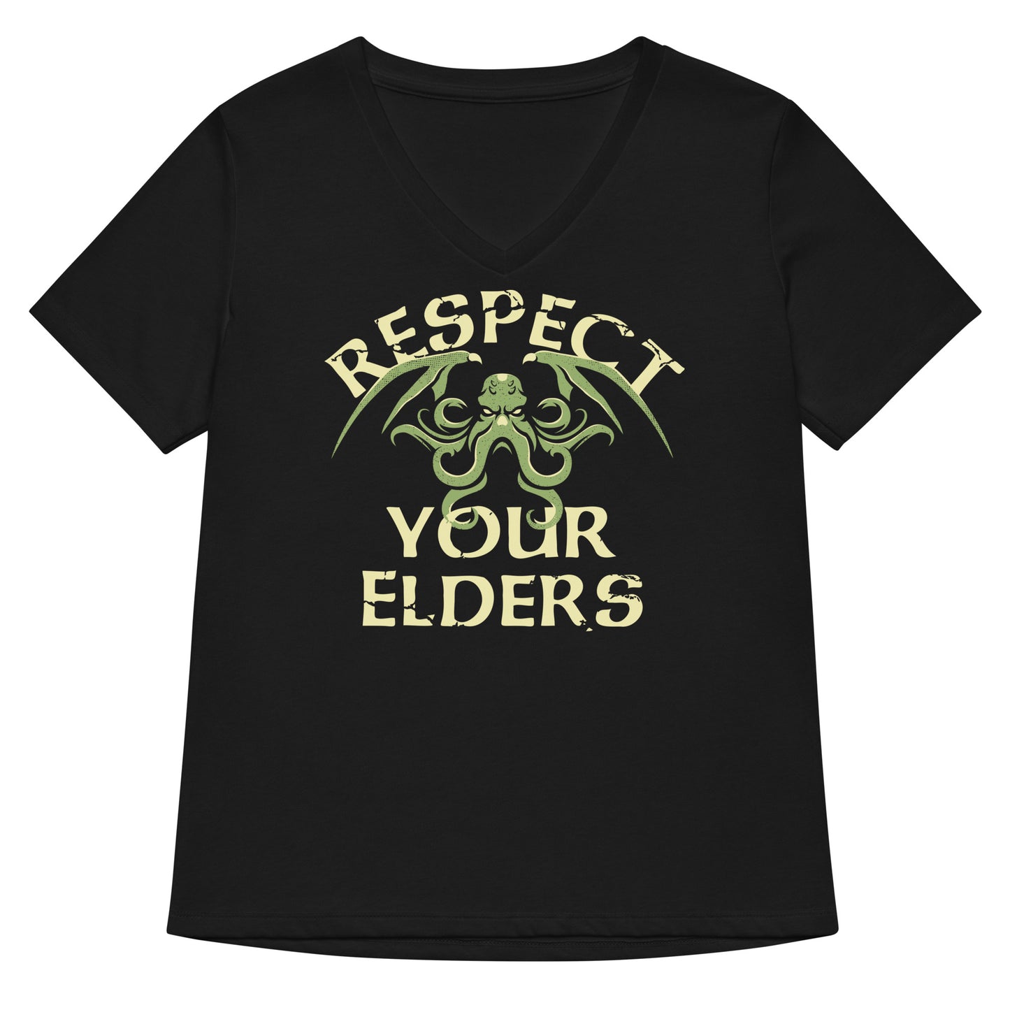 Respect Your Elders Women's V-Neck Tee